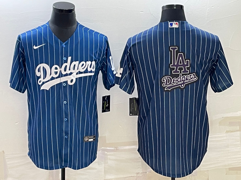 Men's Los Angeles Dodgers Navy Team Big Logo Cool Base Stitched Baseball Jersey Men's Los Angeles Dodgers Navy Team Big Logo Cool Base Stitched Baseball Jersey